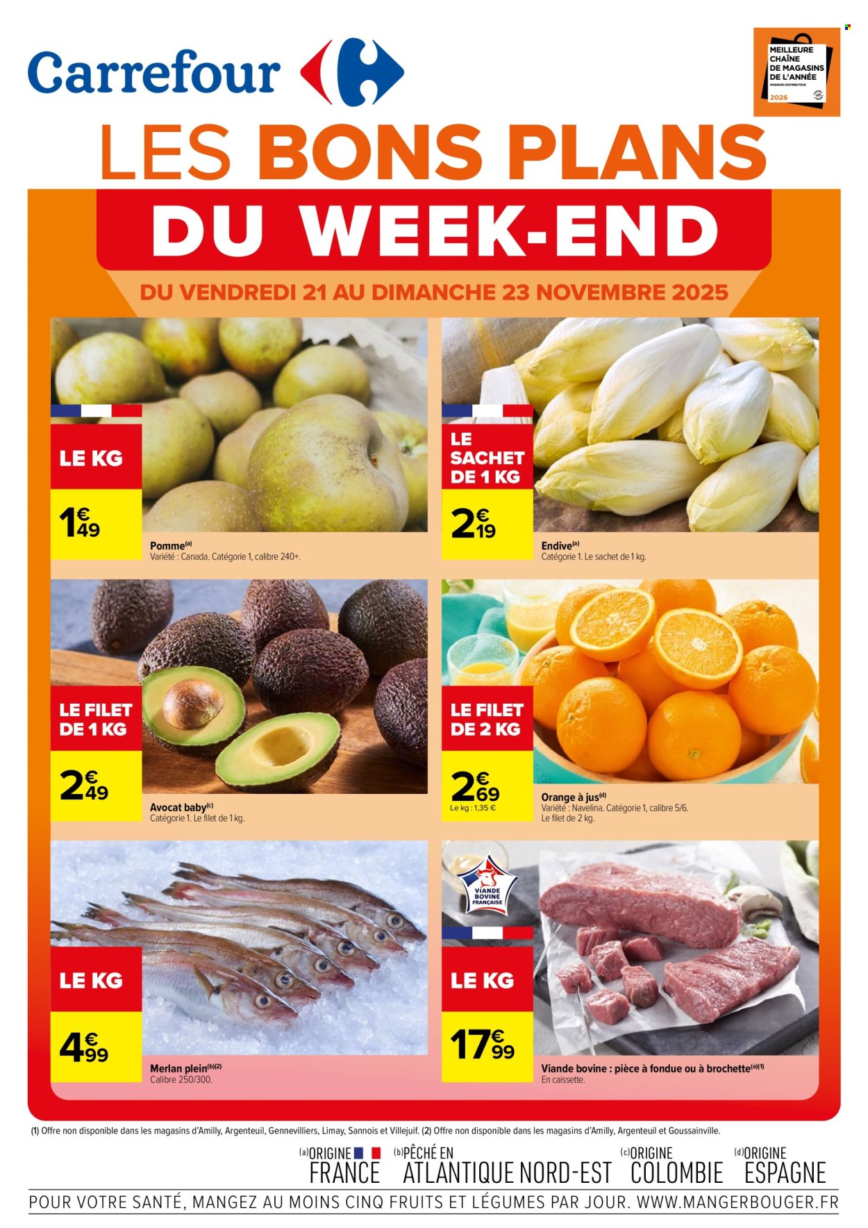 Catalogue Carrefour Hypermarchés - 21/11/2025 - 23/11/2025. Page 1