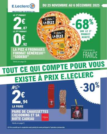 Catalogue E.Leclerc - 25/11/2025 - 06/12/2025.