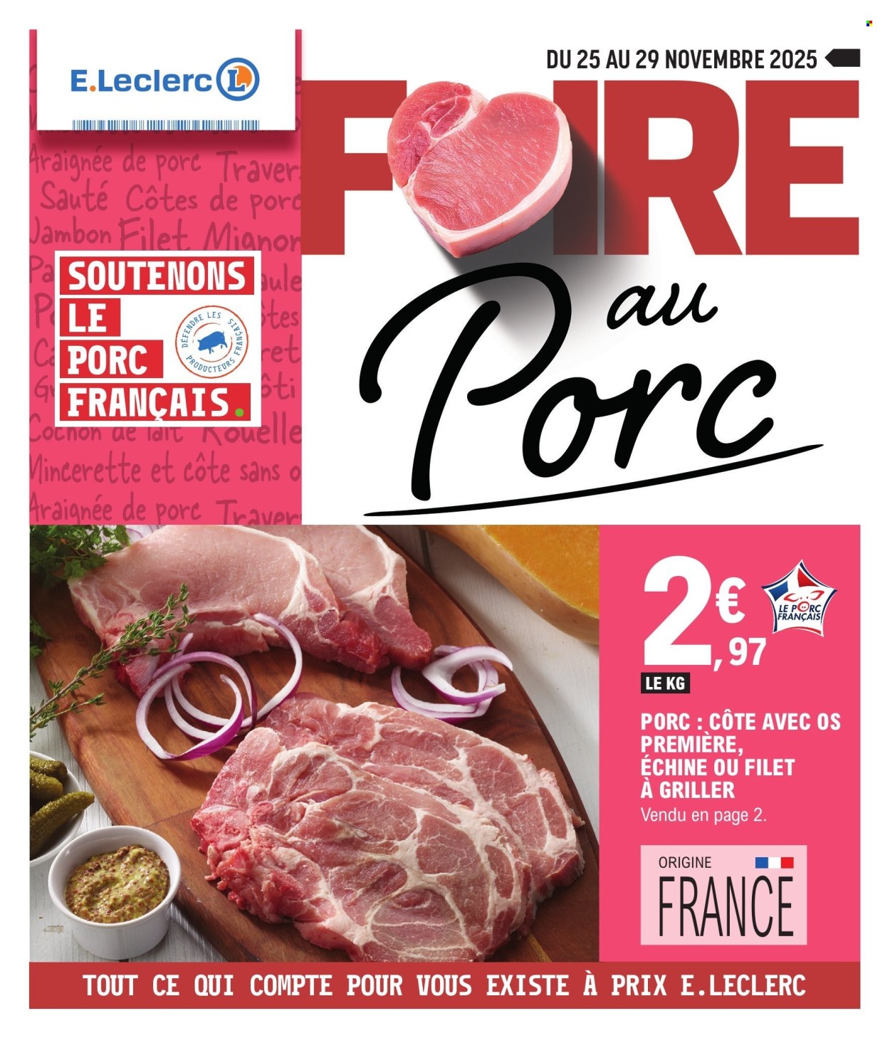 Catalogue E.Leclerc - 25/11/2025 - 29/11/2025. Page 1