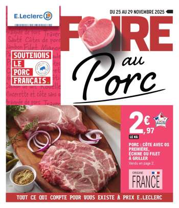 Catalogue E.Leclerc - 25/11/2025 - 29/11/2025.