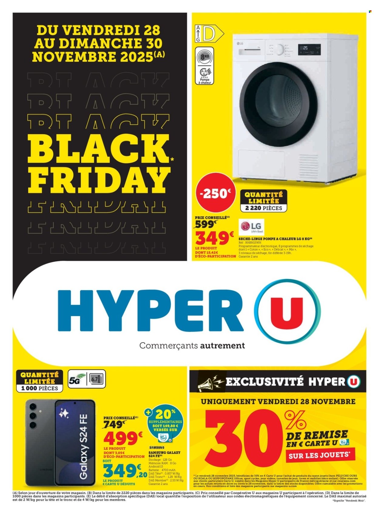 Catalogue HYPER U - 28/11/2025 - 30/11/2025. Page 1