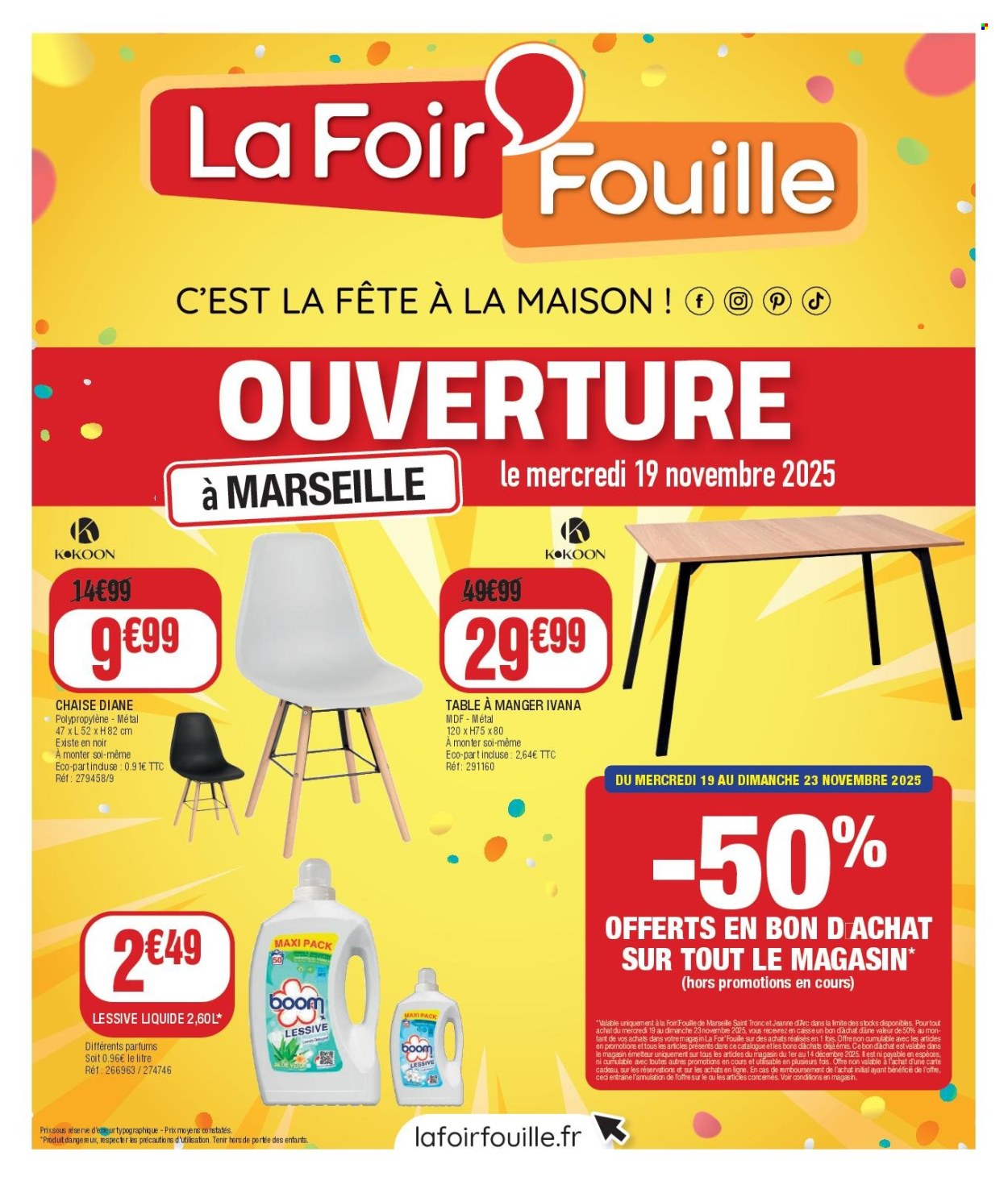 Catalogue La Foir'Fouille - 19/11/2025 - 30/11/2025. Page 1