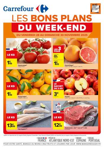 Catalogue Carrefour Hypermarchés - 28/11/2025 - 30/11/2025.