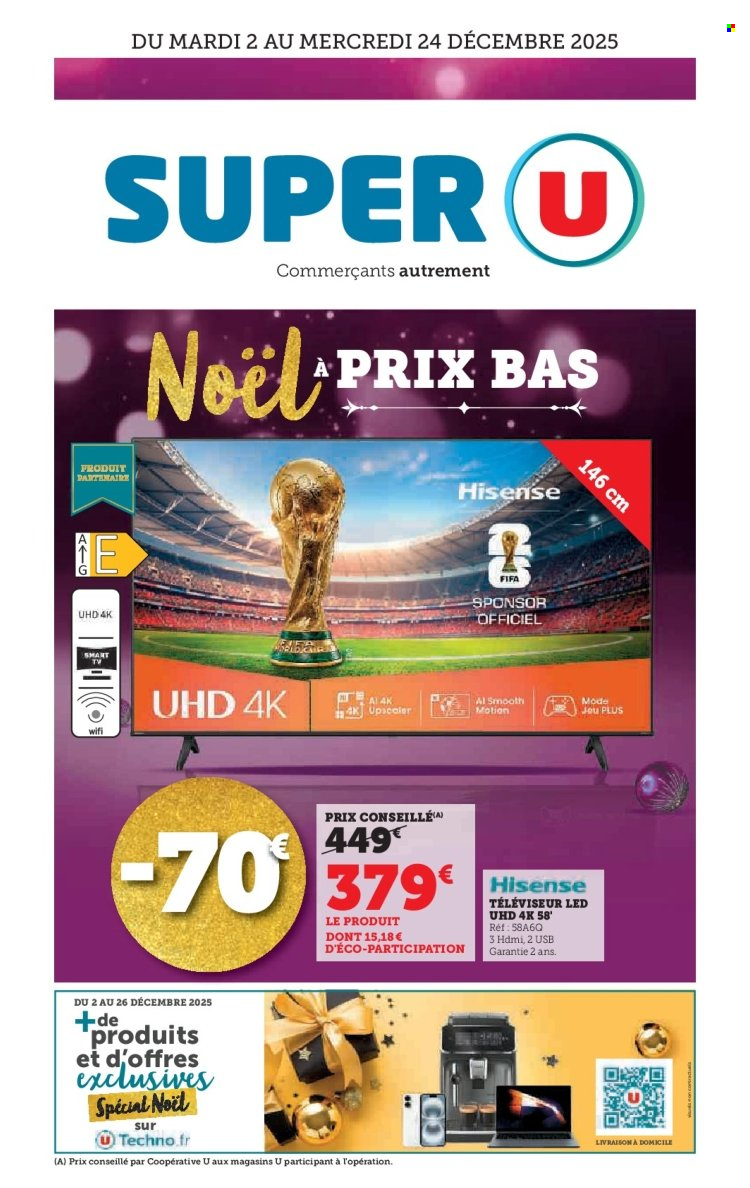 Catalogue SUPER U - 02/12/2025 - 24/12/2025. Page 1