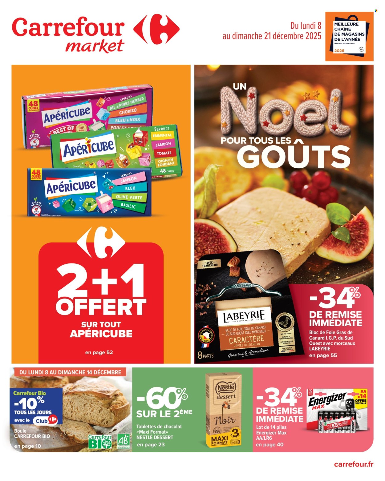 Catalogue Carrefour Market - 08/12/2025 - 21/12/2025. Page 1