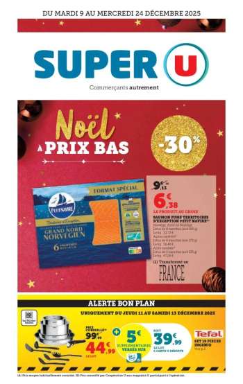 Catalogue SUPER U - 09/12/2025 - 24/12/2025.