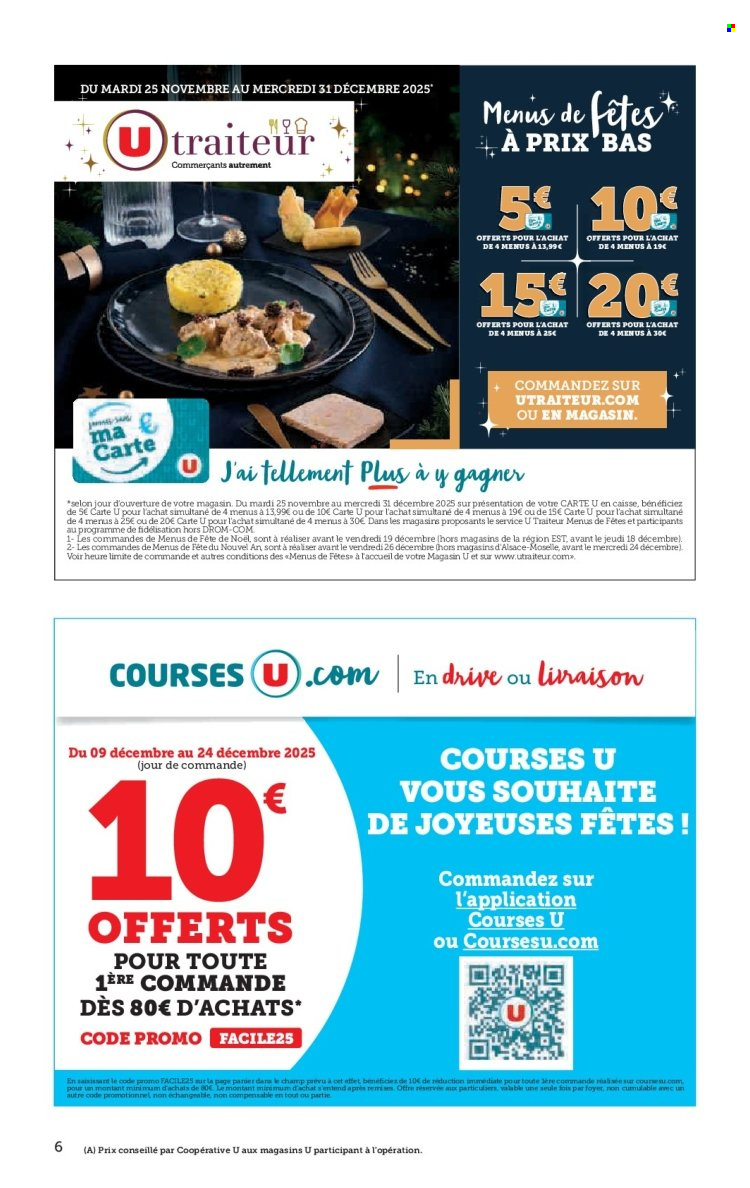 Catalogue SUPER U - 09/12/2025 - 24/12/2025. Page 6