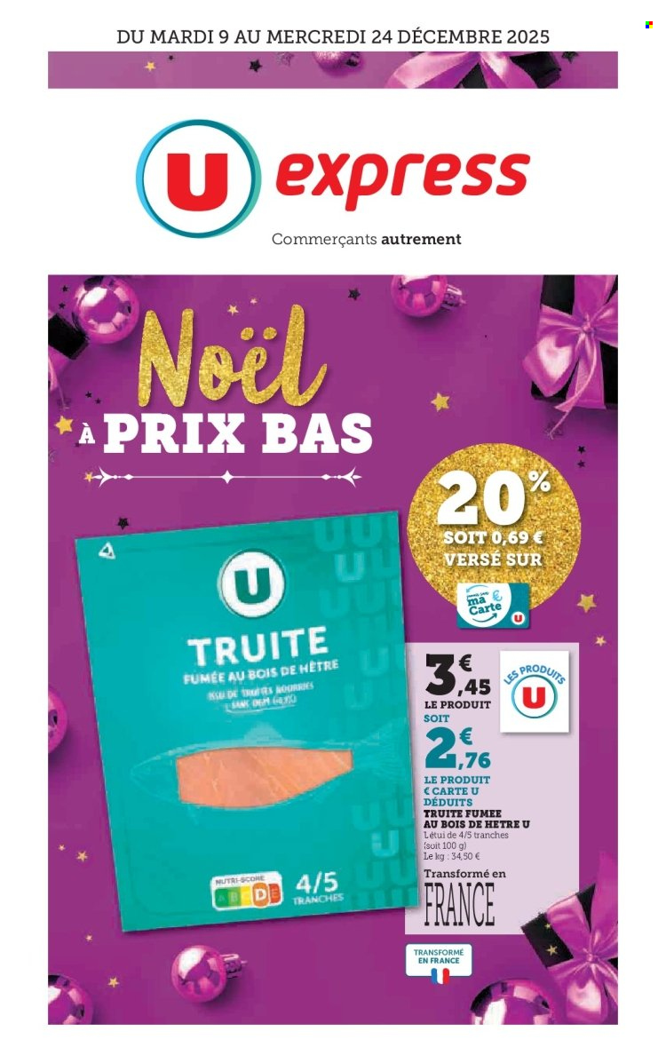 Catalogue U express - 09/12/2025 - 24/12/2025. Page 1