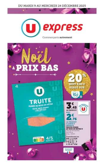 Catalogue U express - 09/12/2025 - 24/12/2025.