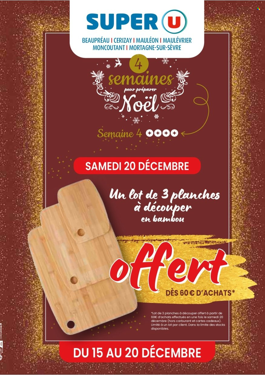 Catalogue SUPER U - 15/12/2025 - 20/12/2025. Page 1