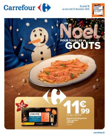 Catalogue Carrefour Hypermarchés - 18/12/2025 - 31/12/2025.