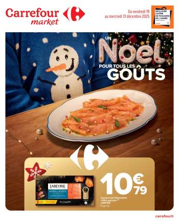 Catalogue Carrefour Market - 19/12/2025 - 31/12/2025.