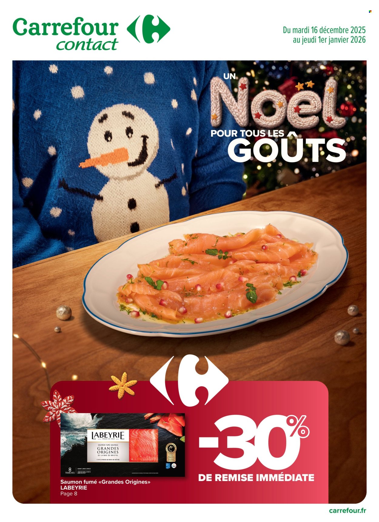 Catalogue Carrefour Contact - 16/12/2025 - 01/01/2026. Page 1