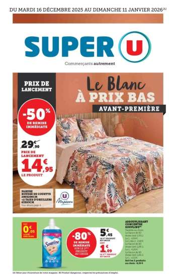 Catalogue SUPER U - 16/12/2025 - 11/01/2026.