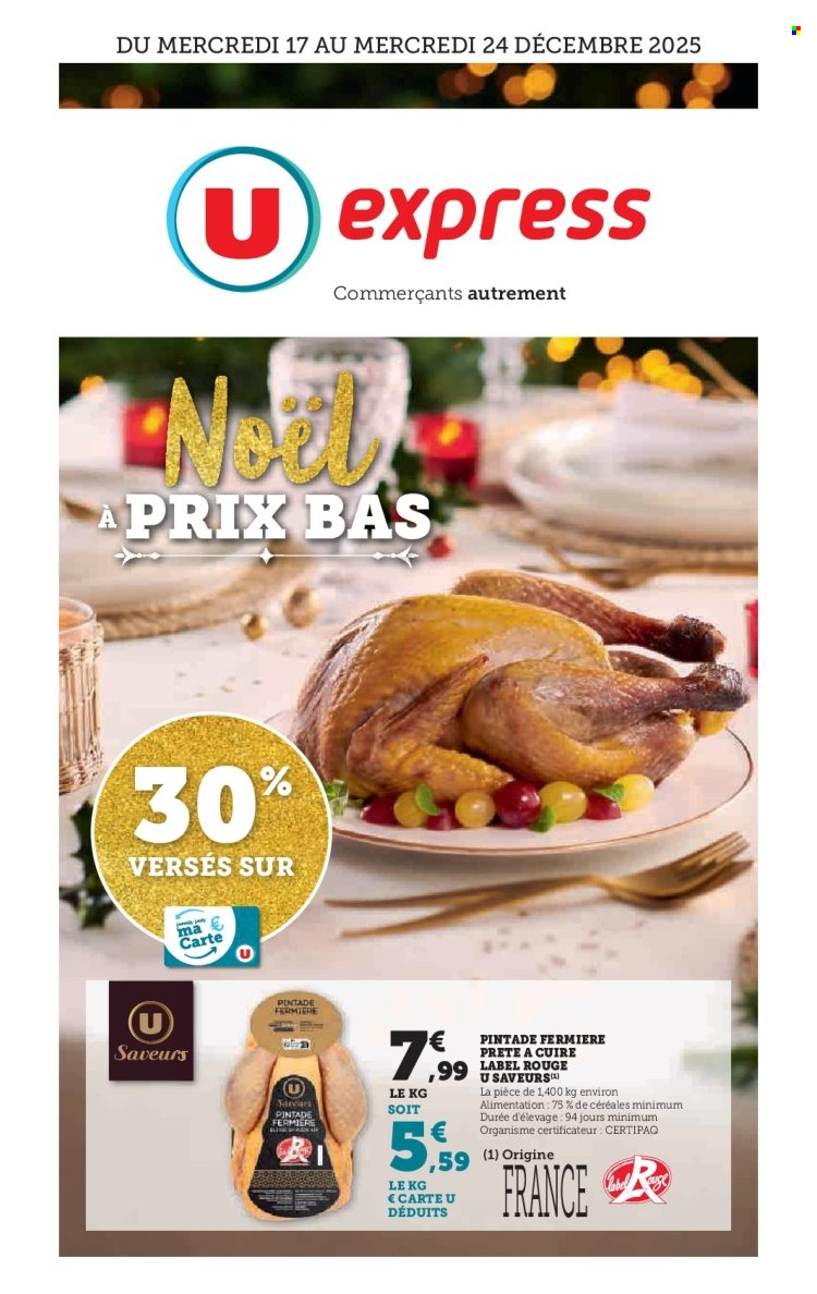 Catalogue U express - 17/12/2025 - 24/12/2025. Page 1