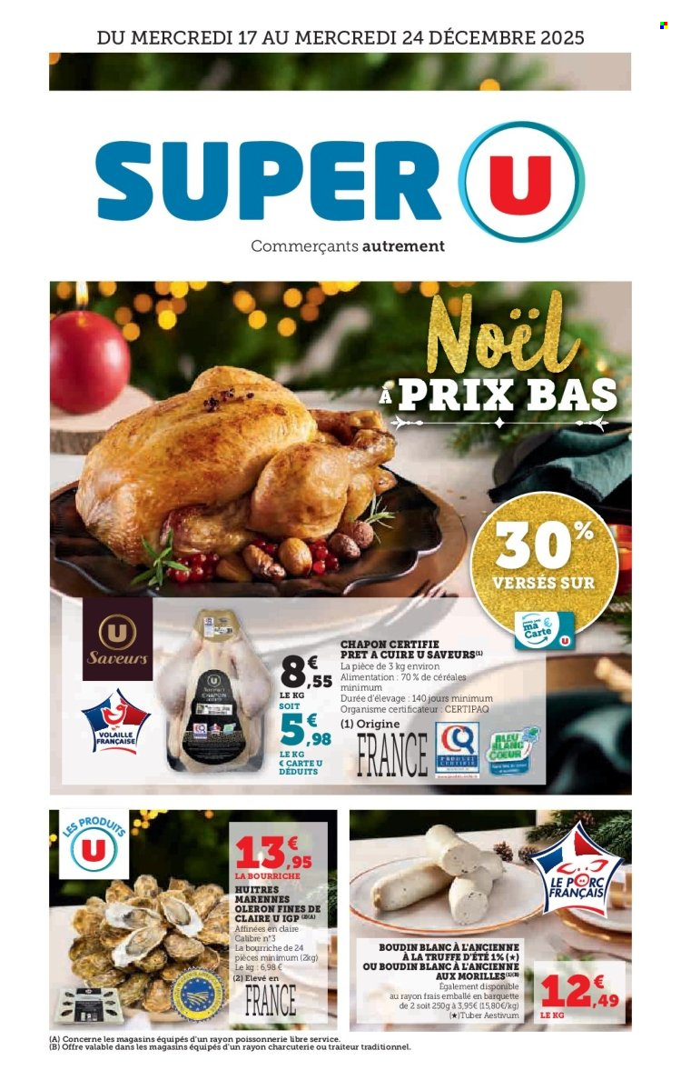 Catalogue SUPER U - 17/12/2025 - 24/12/2025. Page 1
