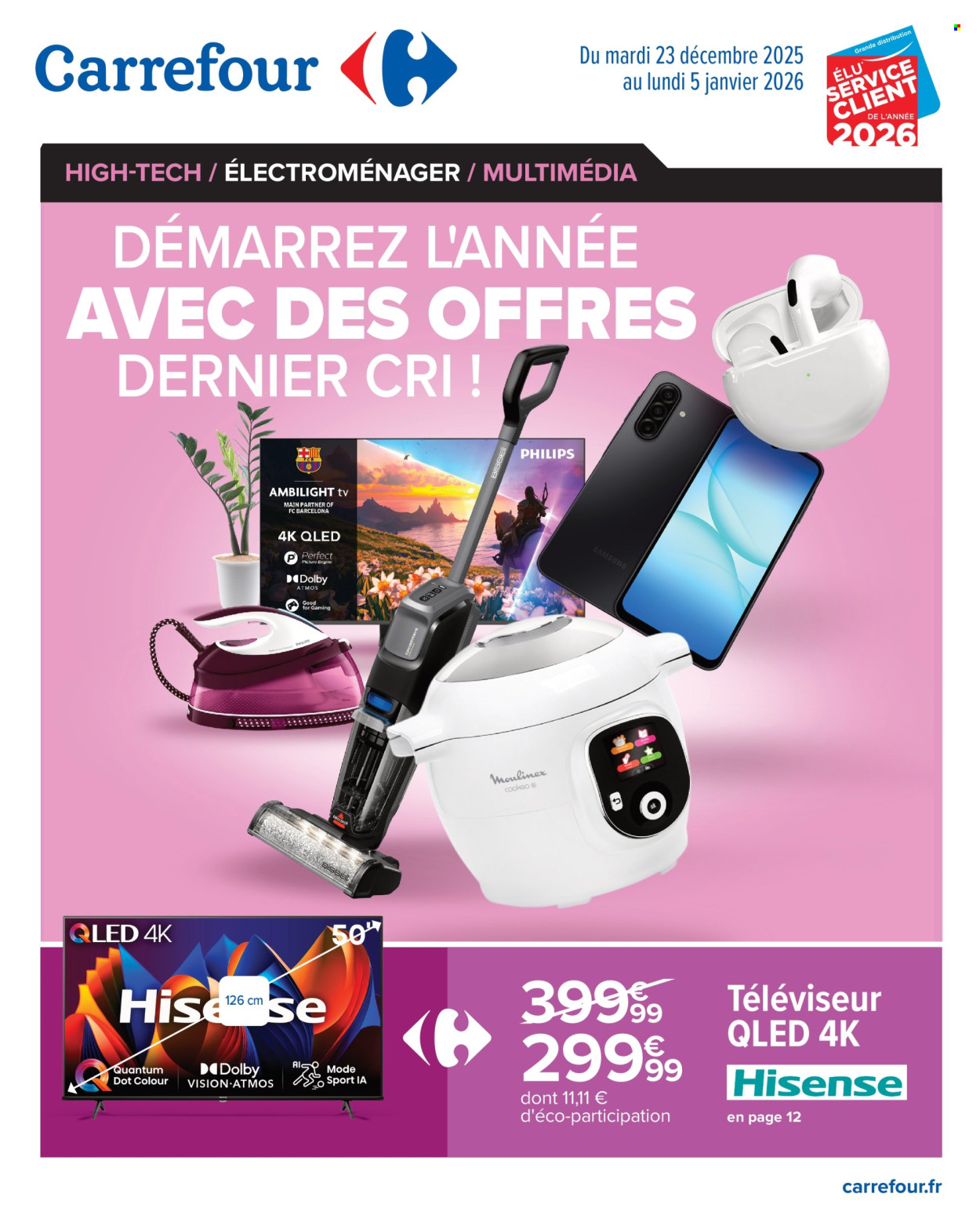 Catalogue Carrefour Hypermarchés - 23/12/2025 - 05/01/2026. Page 1