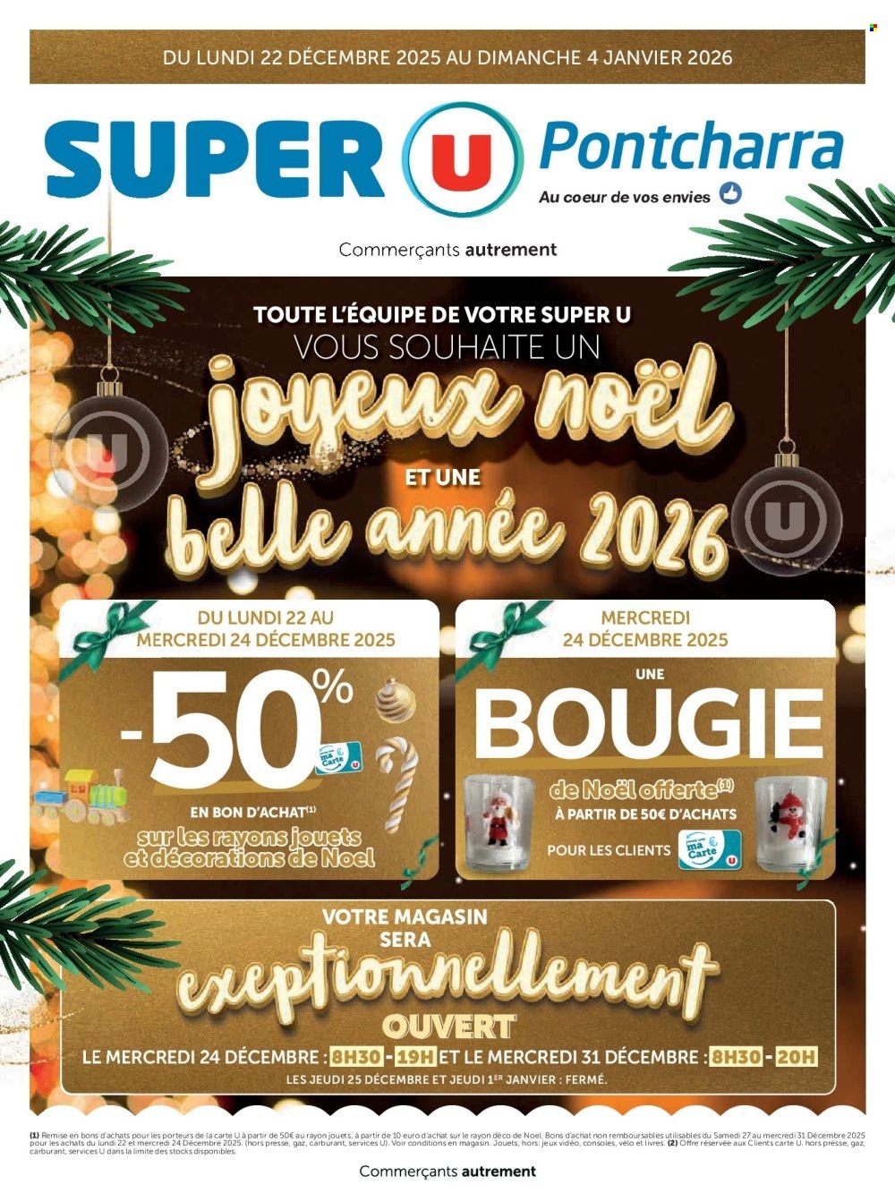 Catalogue SUPER U - 22/12/2025 - 04/01/2026. Page 1
