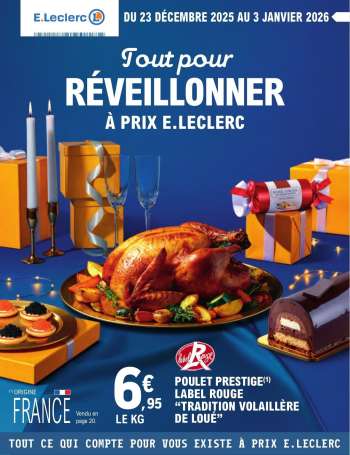 Catalogue E.Leclerc - 23/12/2025 - 03/01/2026.