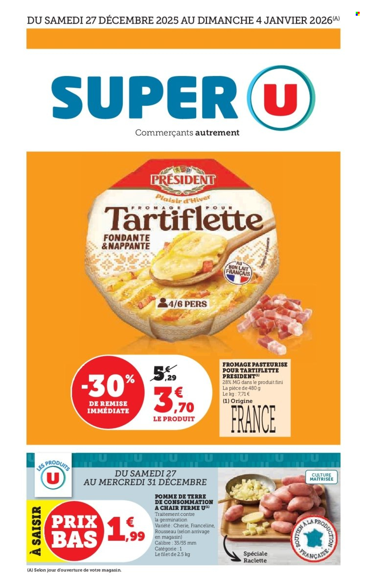 Catalogue SUPER U - 27/12/2025 - 04/01/2026. Page 1