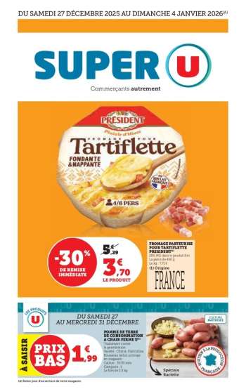 Catalogue SUPER U - 27/12/2025 - 04/01/2026.