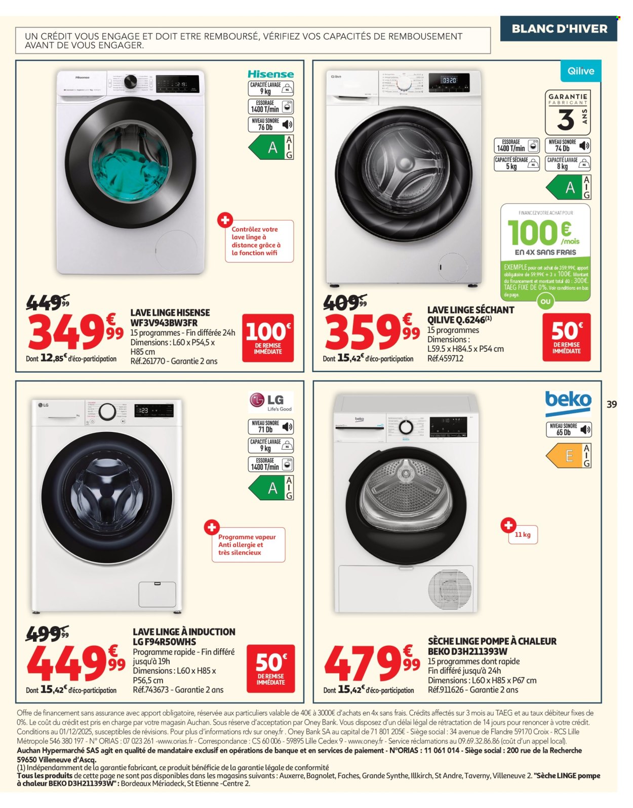 Catalogue Auchan - 26/12/2025 - 06/01/2026. Page 39