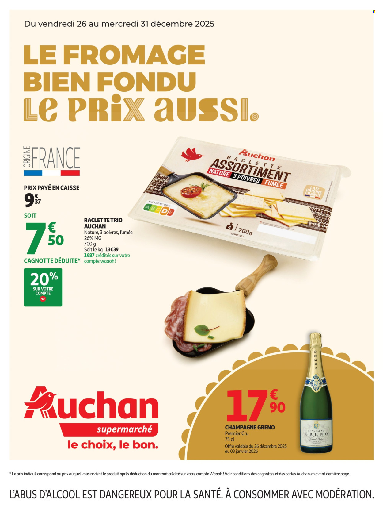 Catalogue Auchan - 26/12/2025 - 31/12/2025. Page 1
