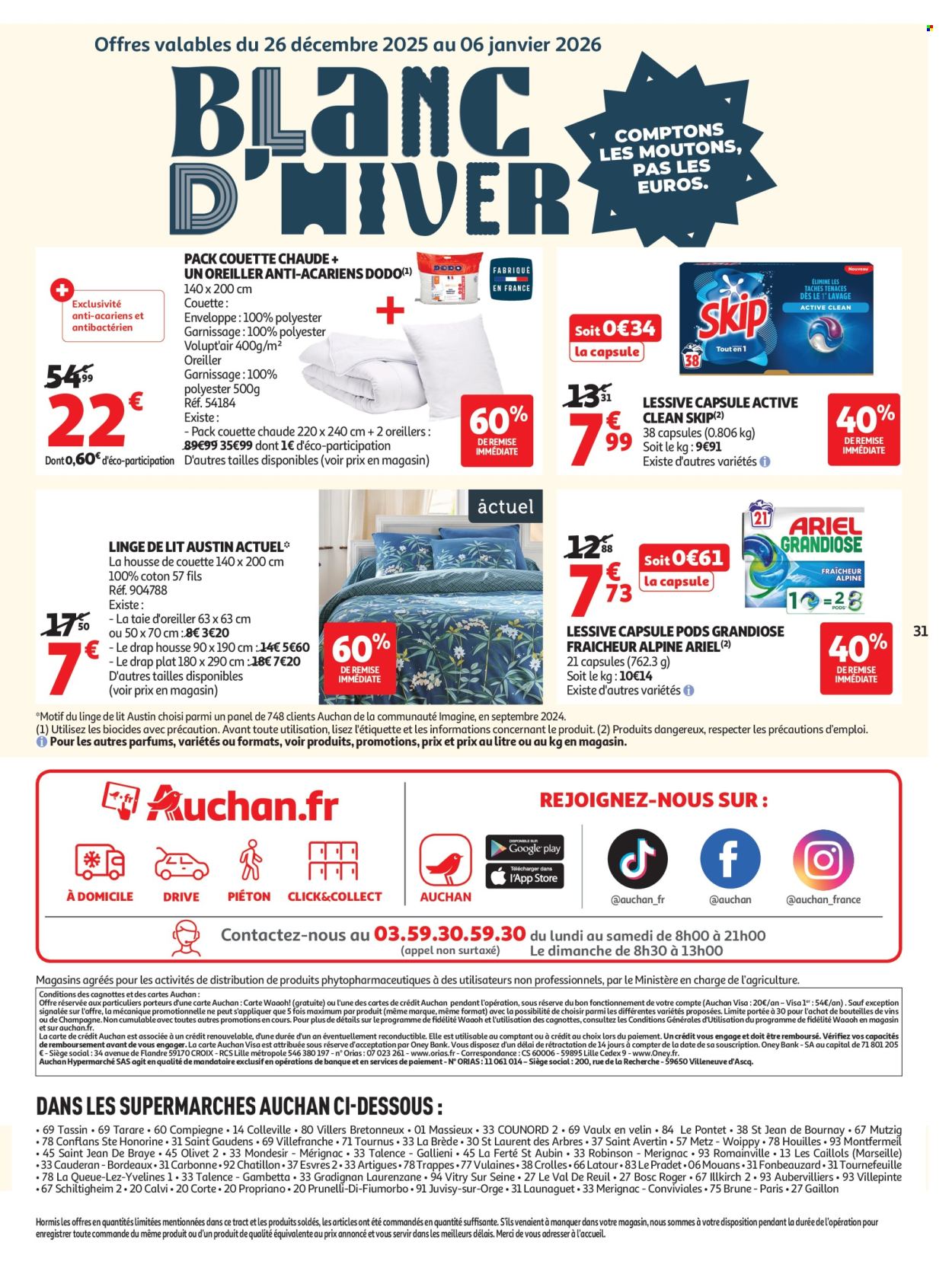 Catalogue Auchan - 26/12/2025 - 31/12/2025. Page 31