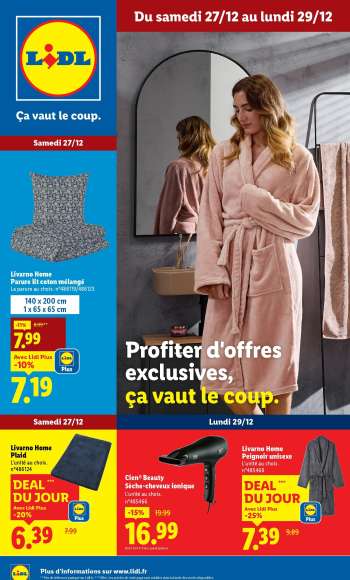 Catalogue Lidl - 27/12/2025 - 29/12/2025.