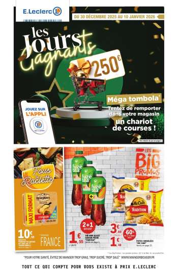 Catalogue E.Leclerc - 30/12/2025 - 10/01/2026.