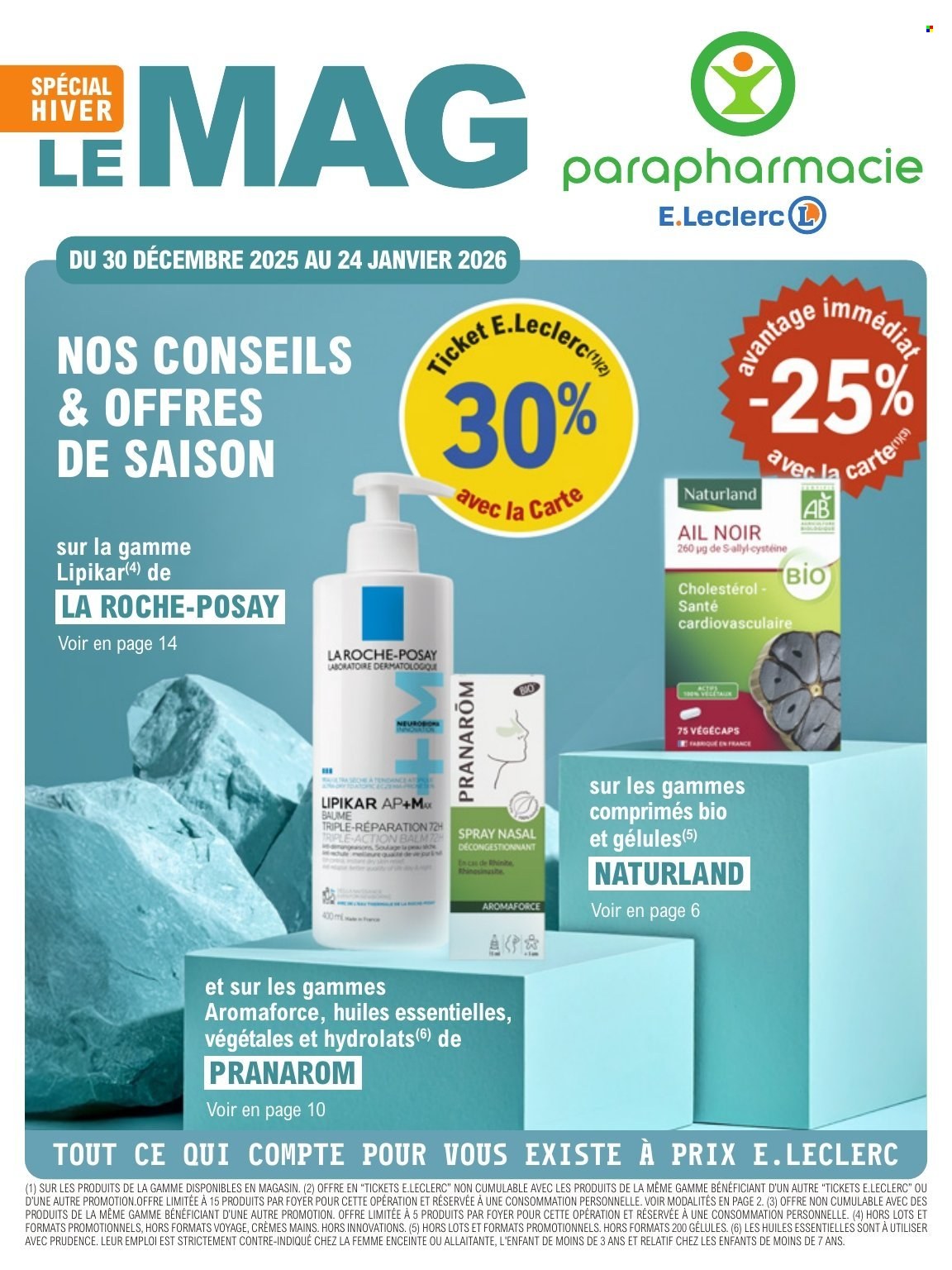 Catalogue E.Leclerc - 30/12/2025 - 24/01/2026. Page 1