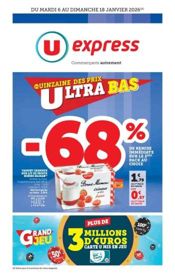 Catalogue U express - 06/01/2026 - 18/01/2026.