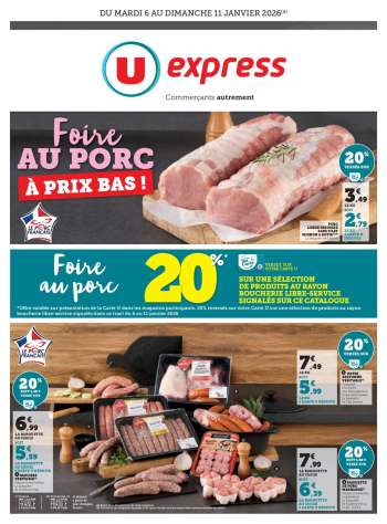 Catalogue U express - 06/01/2026 - 11/01/2026.