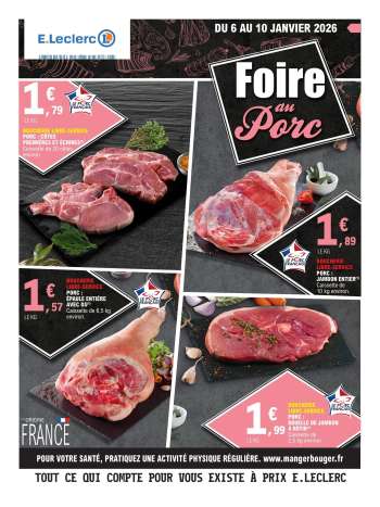 Catalogue E.Leclerc - 06/01/2026 - 10/01/2026.
