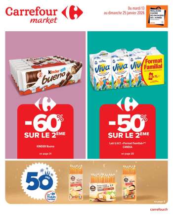 Catalogue Carrefour Market - 13/01/2026 - 25/01/2026.