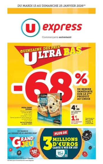 Catalogue U express - 13/01/2026 - 25/01/2026.