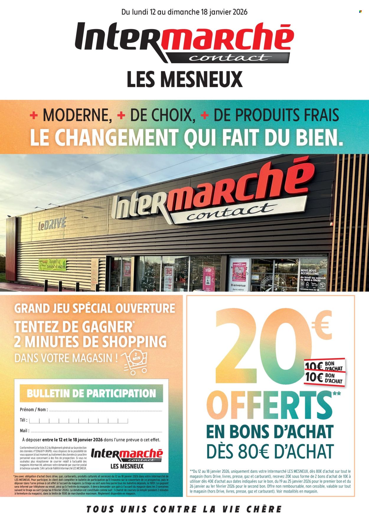 Catalogue Intermarché Contact - 12/01/2026 - 18/01/2026. Page 1