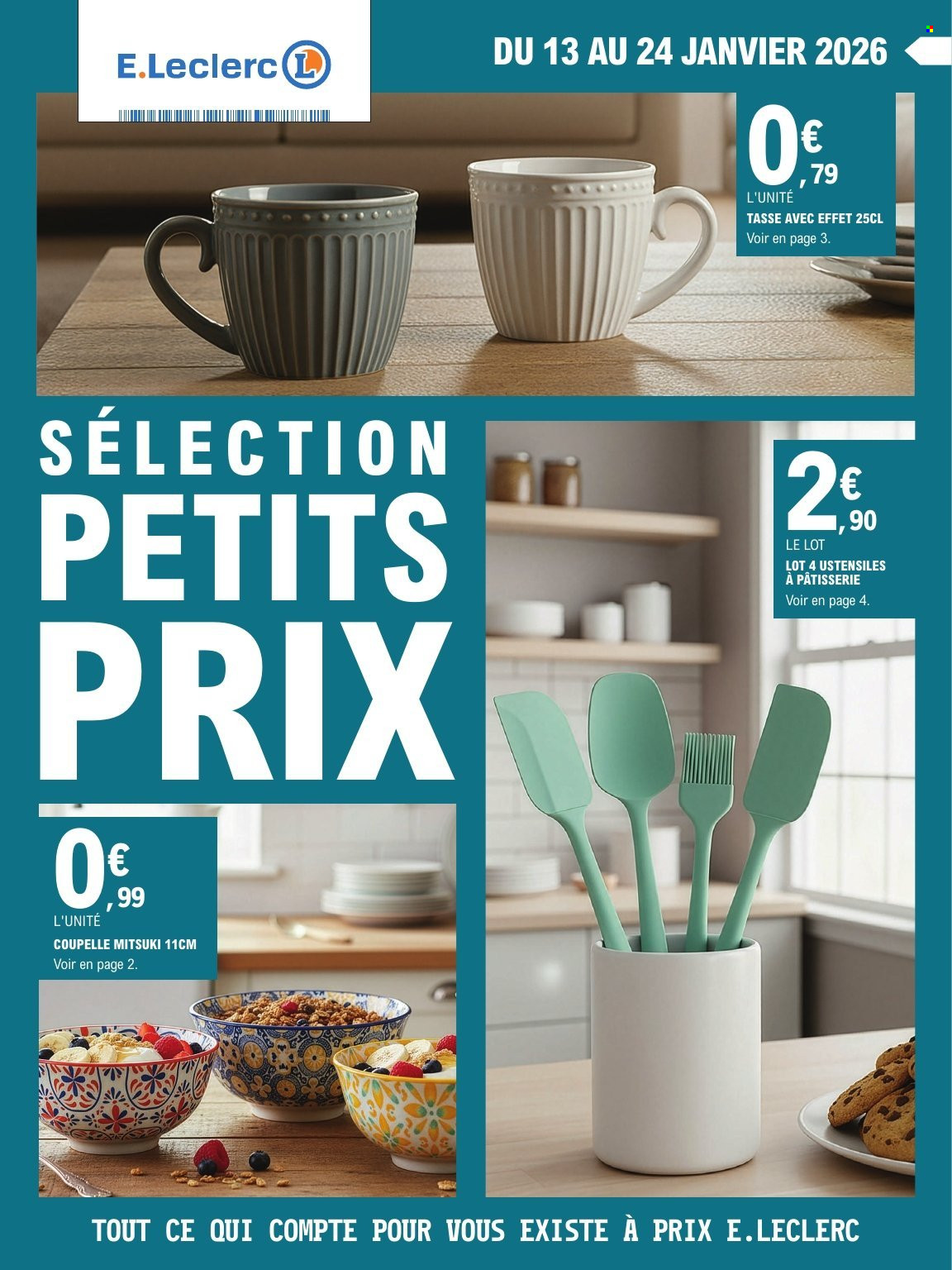 Catalogue E.Leclerc - 13/01/2026 - 24/01/2026. Page 1