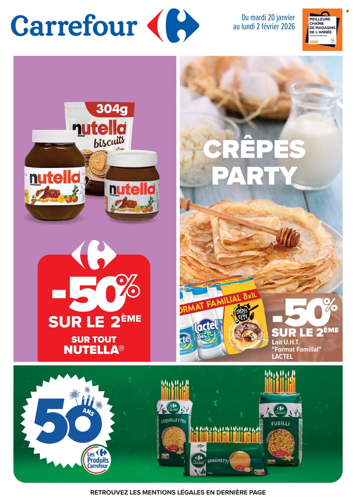 Catalogue Carrefour Hypermarchés - 20/01/2026 - 02/02/2026. Page 1