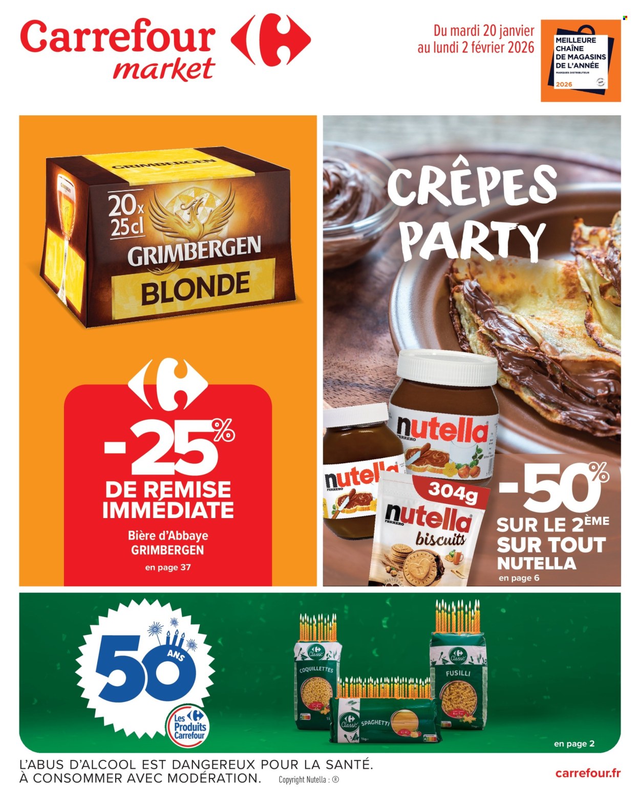 Catalogue Carrefour Market - 20/01/2026 - 02/02/2026. Page 1