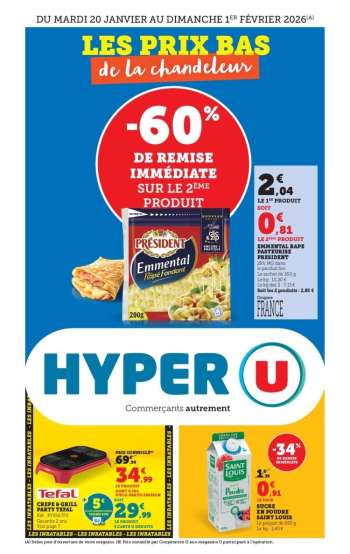 Catalogue HYPER U - 20/01/2026 - 01/02/2026.
