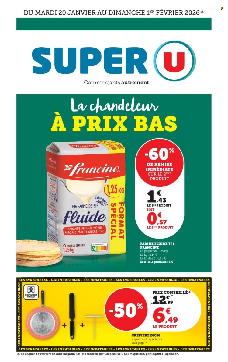 Catalogue SUPER U - 20/01/2026 - 01/02/2026. Page 1
