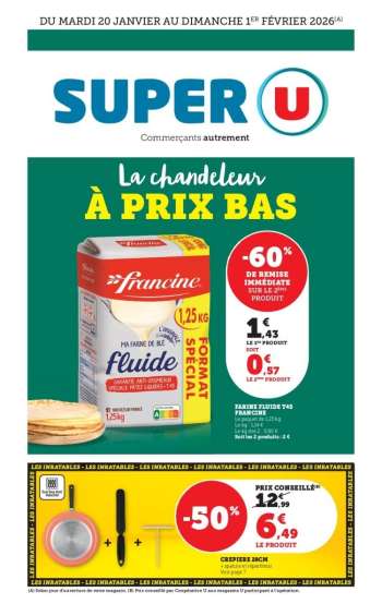 Catalogue SUPER U - 20/01/2026 - 01/02/2026.
