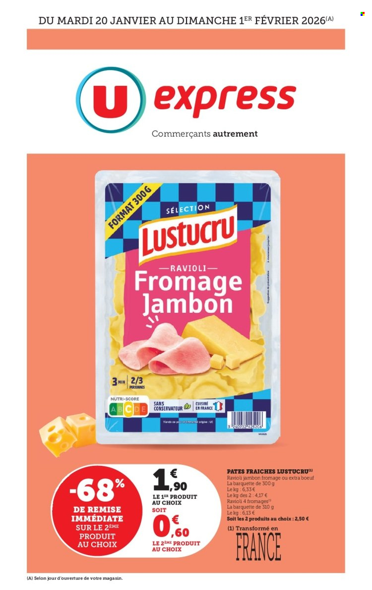 Catalogue U express - 20/01/2026 - 01/02/2026. Page 1