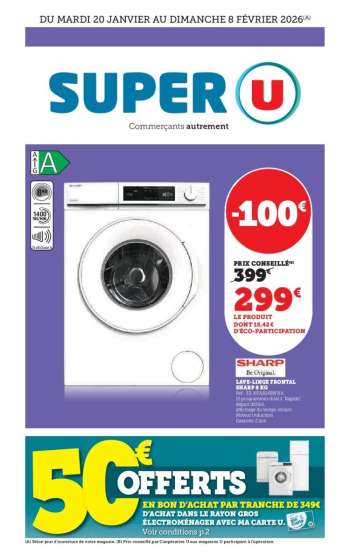 Catalogue SUPER U - 20/01/2026 - 08/02/2026.