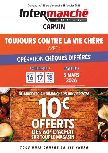 Catalogue Intermarché Super - 16/01/2026 - 25/01/2026.