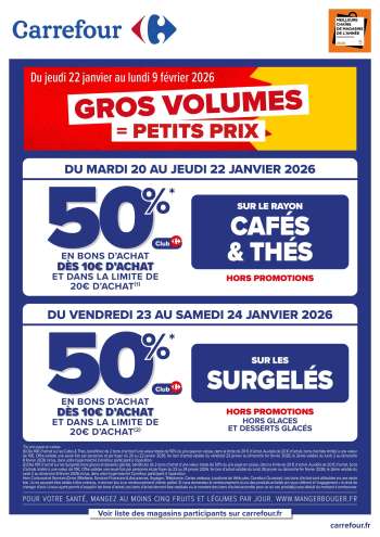 Catalogue Carrefour Hypermarchés - 20/01/2026 - 24/01/2026.