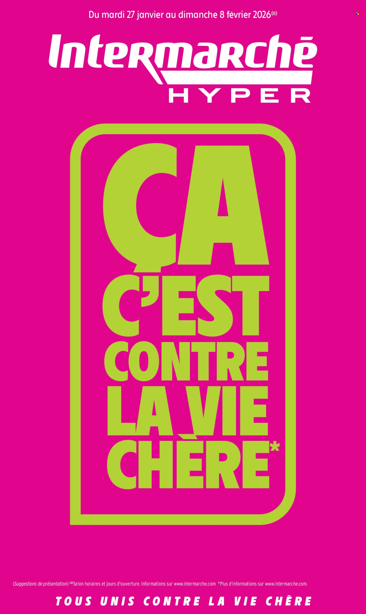Catalogue Intermarché Hyper - 27/01/2026 - 08/02/2026. Page 1
