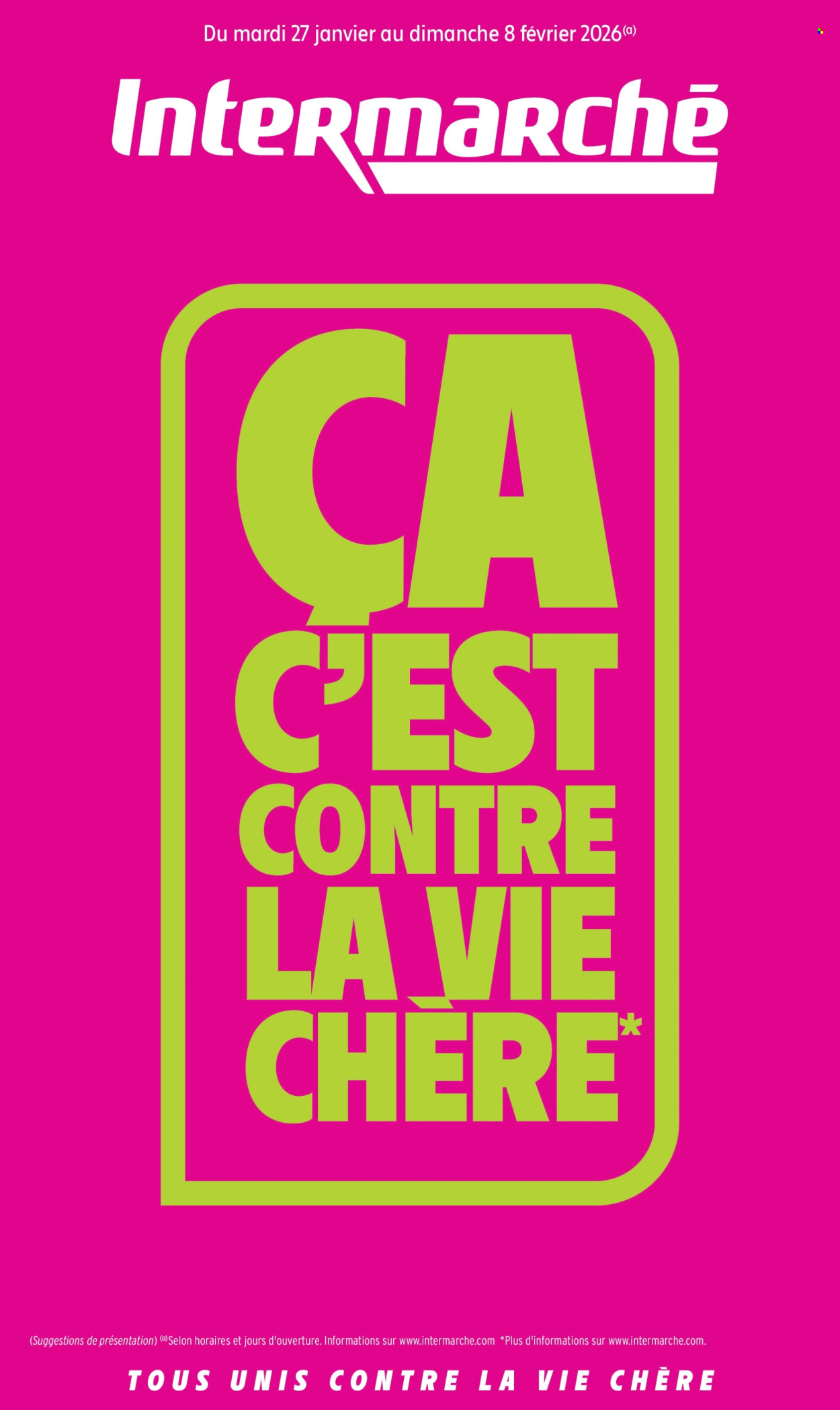 Catalogue Intermarché Contact - 27/01/2026 - 08/02/2026. Page 1