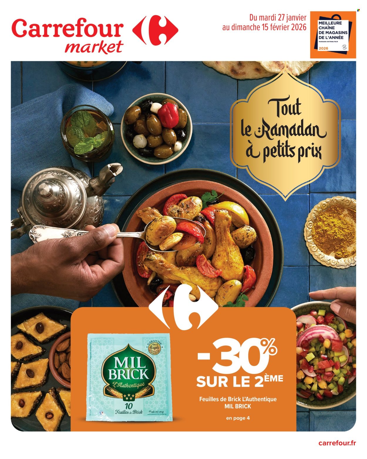 Catalogue Carrefour Market - 27/01/2026 - 15/02/2026. Page 1
